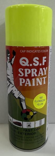 QSF Spray Paint Fl Yellow #1005